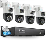 Zosi 8ch 8mp Nvr 4k Dual-lens Poe Pan/tilt (2x4mp) Security Camera System 2tb. Fixed Price $499.99.