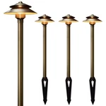Gardencoin Solid Brass Low Voltage Landscape Pathway Lights (6'' Shade, 19'' .... Fixed Price $230.34.