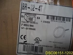 Qty = 100: (1 Case) Cooper B-line Br-32-4t 2" Bridle Ring 1/4"-20 Threads. Fixed Price $200.00.