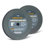 Powertec Bench Grinder Wheel 8 Inch White 36 & 100 Grit, Aluminum Oxide Grinding. Fixed Price $26.99.