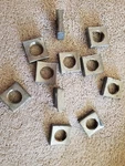 J8583 Maclean Power Systems 5/8" Square Locknut (new Box Of 800 Nuts) #f614685. Fixed Price $200.00.