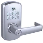 Tell Commercial Le2000 Electronic Keypad Lock With Cortland Handle In Satin Chro. Fixed Price $122.09.