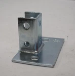 Fastenal Fnl 2 Hole Square Flush 3-1/2" Zinc Electroplate Post Base 11494454. Fixed Price $33.99.
