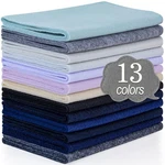 Xseino 13 Rolls 8"x35" 1.4mm Thick Soft Felt Fabric Sheet Neutral Hues. Fixed Price $20.24.