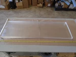 (4 Pc Lot) Lithonia Fixture Lens Clr Pris Acry 47 7/8 Lb440 48"x 15-3/8"x 2-1/8". Fixed Price $169.95.