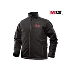 Milwaukee M100b-212x M12 Heated Toughshell Jacket Kit Black Size 2x Excellent!!!. Fixed Price $124.95.