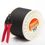 1000ft 1/8" Black Stainless Steel Cable Kit For Deck Railing, Premium T316, 7.... Fixed Price $209.98.
