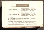 Lvs Emergency Power Control Epc-277v. Fixed Price $58.00.