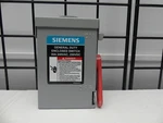 Siemens Gnf221ra General Duty Safety Switch 2p 30a 240v Nema 3r. Fixed Price $44.95.