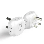 Ceptics South Africa Travel Plug Adapter Power 2 Pack, White. Fixed Price $23.99.