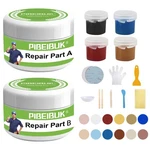 Surface Repair Kit For Tubs, Tiles, Countertops - Fixes Chips, Cracks, Scratc.... Fixed Price $18.42.