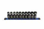 Astro Pneumatic 78344 10pc 3/8" Dr Nano Pinless Universal Impact Sockets Metric. Fixed Price $75.47.