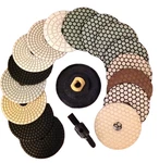 4 Inch Diamond Polishing Pads Wet/dry Granite Marble Stone Quartz Concrete 18pc. Fixed Price $31.00.
