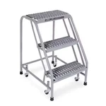 Cotterman 1003n1820a3e10b3c1p1 30 In H Steel Rolling Step, 3 Steps, 450 Lb Load. Fixed Price $333.99.