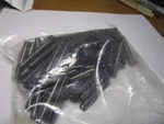 7/32" X 1-1/2" Plain Finish Steel Slotted Spring Pin Qty 100. Fixed Price $20.00.