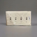 Npj4la Hubbell 4-toggle Switch Wall Pate With 4 Gang. Slotted Screw Head 10 Pack. Fixed Price $20.00.
