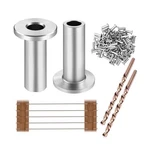 Cke 200 Pack T316 Stainless Steel Protector Sleeves For 1/8" Wire Rope Cable .... Fixed Price $55.58.