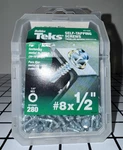 Self-tapping Screws #8 X 1/2" (box Of 280) Teks. Fixed Price $7.99.