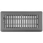 Shoemaker 4x10 Floor Register Storm Gray Heavy Duty Metal Vent Cover .... Fixed Price $30.65.