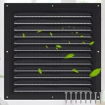 1 Pc 12x12 Inch Aluminum Attic Metal Gable Wall Mesh Shed Vent Square Louver. Fixed Price $29.21.