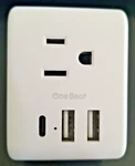 One Beat European Travel Plug Adapter Uk Ireland Most Of Eu To Us Usb 2-pack. Fixed Price $9.97.