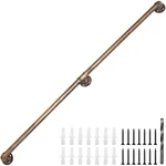 Rebala Wall Handrail 8ftindustrial Staircase Railing 1.25 Inch Tube. Fixed Price $90.10.