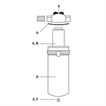Reading Technologies 4p-060 1-stage Replacement Filter Element, For Use With El. Fixed Price $98.56.