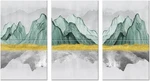 Jber 6 Pack Art Acoustic Panels, 47.2 27inches Soundproof Wall Panels Green Moun. Fixed Price $58.12.