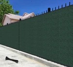 Bynbbur 4x25' Green Privacy Fence Screen Net 90% Uv Blockage Windscreen. Fixed Price $48.82.