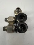 3/8" Tube X 1/8" Male 26.5mmh Npt Nickel Plated Brass Dynaflo 5 Pcs. Fixed Price $18.00.