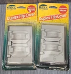 Lot Of 2 X Hubbell-bell 5180-5 1-gang Horizontal Weatherproof Cover. Fixed Price $15.98.