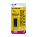Bussmann (bp/cb211-15-rp) 15 Amp Type-i Atm Mini Circuit Breaker. Fixed Price $17.39.