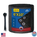 Mvpnet 6x10ft 90% Blockage Privacy Fence Screen Hdpe Mesh Tarp Windbreak. Fixed Price $43.09.