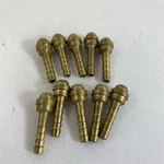 Lot Of 10 Western Enterprises Barbed Hose Nipple Barb Brass. Fixed Price $17.99.