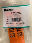 Brand New Panduit Pcv-240by Pre-marked Black & Orange Vinyl Voltage Cable Marker. Fixed Price $15.00.