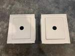 Ply Gem Uniblock 7-1/4 In. X 8-1/8 White Vinyl Mounting Blocks (lot Of 2). Fixed Price $24.00.