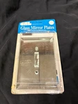Crl Toggle Glass Mirror Plate / Gmp3 Nos. Fixed Price $15.00.