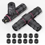 Aohua 3 Way Junction Box, M20 2-pin Connector, 500v/20a, Ip68 T Shape Waterpr.... Fixed Price $31.14.