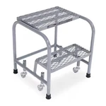 Cotterman 1002n1818a1e10b3c1p1 20 In H Steel Rolling Step, 2 Steps, 450 Lb Load. Fixed Price $172.99.