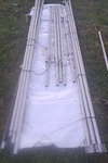 (lot Of 16 )hollaender Pipe 12 Ft , 7-1/2' ,1- 1/2 In Ips Aluminum Framing. Fixed Price $521.25.