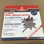 Red Devil 1214 Onetime Wall Repair Patch 4in X Metal. Fixed Price $11.50.
