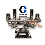 Used Graco The Glutton Stainless Air Powered Bellows Pump Series 1200 2gpm. Fixed Price $5155.00.