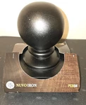 Nuvo Iron Black Aluminum Ball Fence Post Cap For 6x6 Wood Posts New Open Box. Fixed Price $26.95.