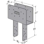 Simpson Strong-tie Eccq3-4-sds2.5 3 X 4 Column Cap With Screws. Fixed Price $185.92.