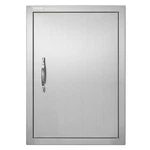 Bbq Access Door, 17w X 24h Inch Single Outdoor Kitchen Stainless Steel Flu. Fixed Price $71.86.