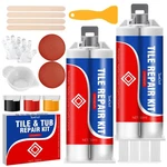 Tile Repair Kit - Color Match Porcelain Paste For Bathtub, Sink, Ceram.... Fixed Price $17.75.