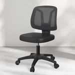 Armless Mesh Computer Desk Office Chair Height Adjustable With Lumbar For Hom.... Fixed Price $60.48.