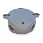 Hubbell Killark Nv2xg Hazlocceilngbox, 4 3/4"l, 3/4"w, 2"h, Gray. Fixed Price $29.65.