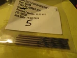 #34 Hss 135 Split Point Black And Gold Finish Jobber Drill Qty 5. Fixed Price $15.00.