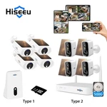 Hiseeu 4mp 10ch Wifi Solar Battery Audio Cctv Security Camera System Color Night. Fixed Price $165.99.